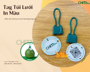 Tag Túi Lưới In Màu – Chi tiết nhỏ nhưng tạo nên dấu ấn lớn cho thương hiệu hàng hóa