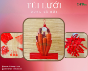 Cách đóng gói cà rốt bằng túi lưới giúp bán nhanh hơn tại siêu thị, cửa hàng nông sản