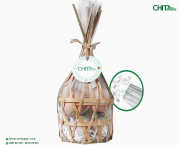 Túi lưới đựng trứng kết hợp giỏ tre – Giải pháp đóng gói thẩm mỹ và thân thiện cho thương hiệu nông sản Việt