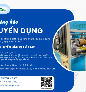 GÓC TUYỂN DỤNG TẠI NHỰA CHÍ THÀNH BC – THÁNG 3-2026