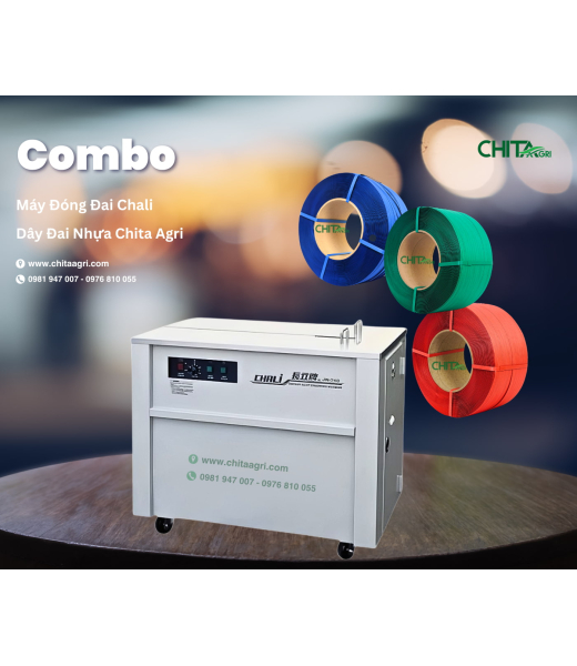 MÁY ĐÓNG ĐAI NHỰA CHALI JN740