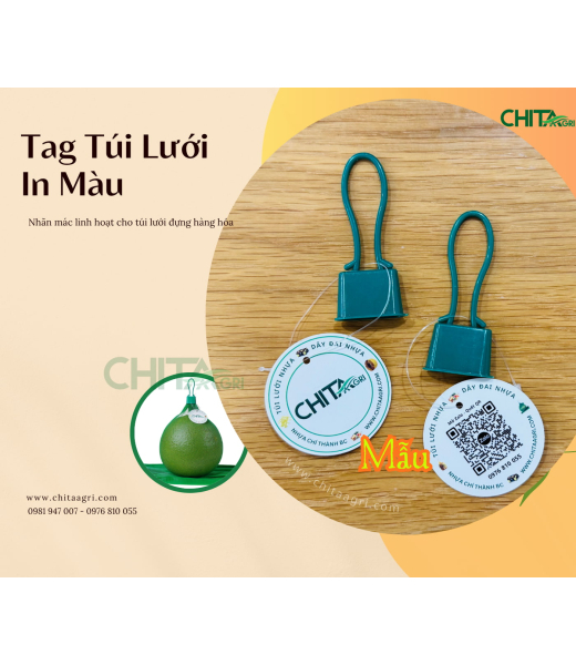 TAG TÚI LƯỚI IN MÀU