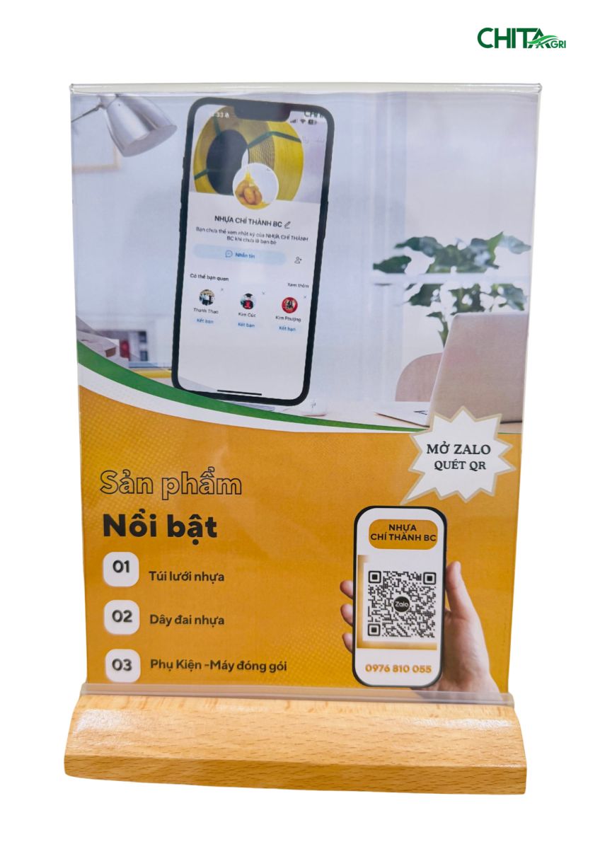 Quét mã Qr để kết nối đến Zalo tư vấn của Công Ty Nhựa Chí Thành BC