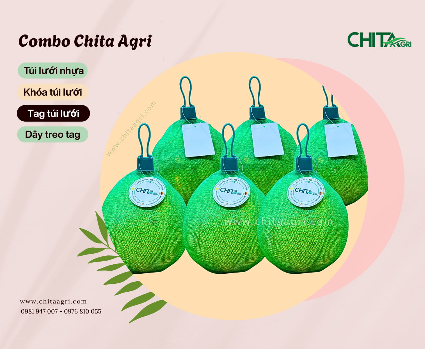 Combo Túi – Khóa – Tag – Dây treo Chita Agri: Bộ công cụ chuẩn hóa bao bì theo tiêu chuẩn quốc tế