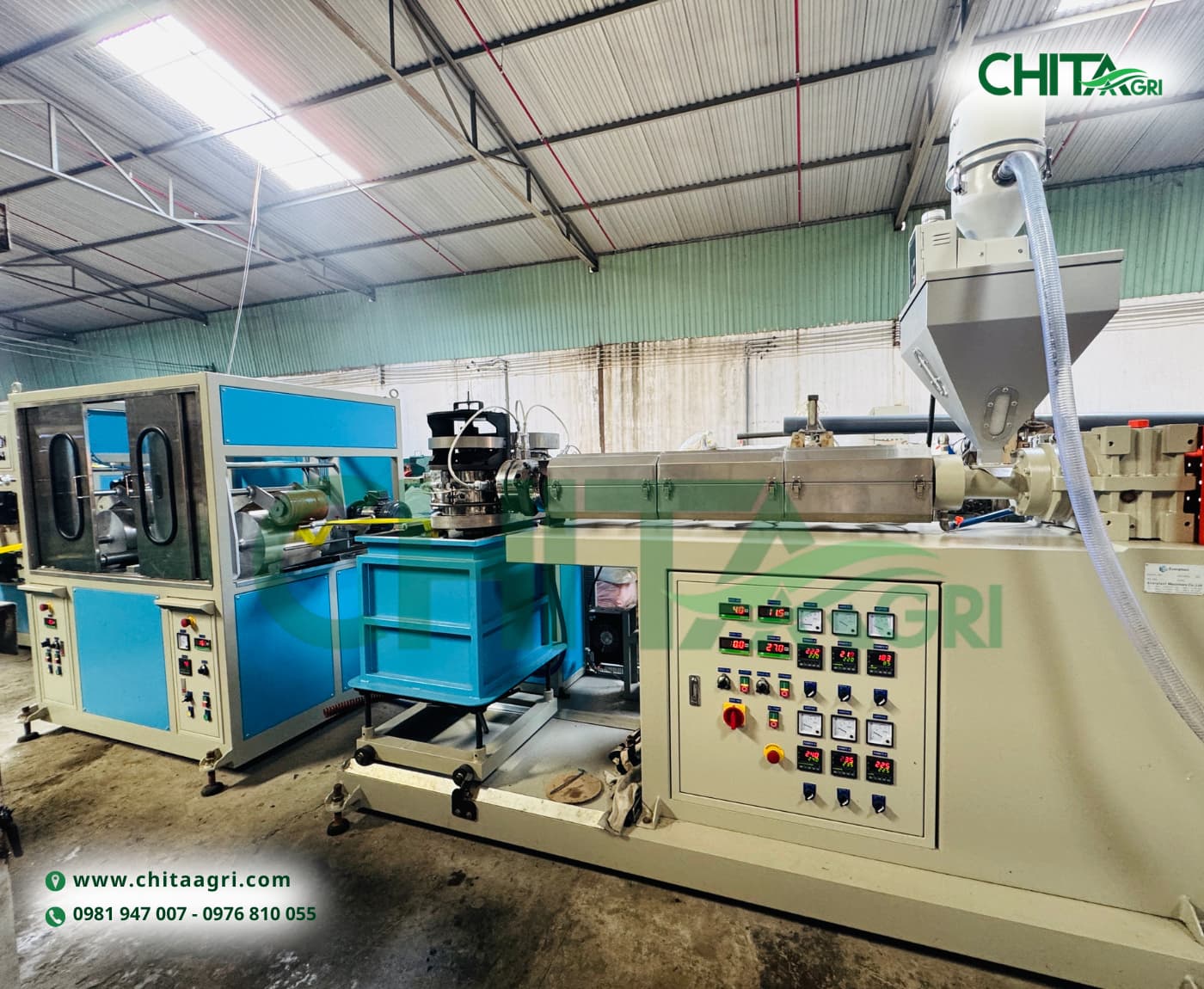 Chita Agri đầu tư dây chuyền sản xuất túi lưới mới, nâng cao năng lực cung ứng cho thị trường trong nước và xuất khẩu, đáp ứng nhu cầu đóng gói nông sản ngày càng tăng.