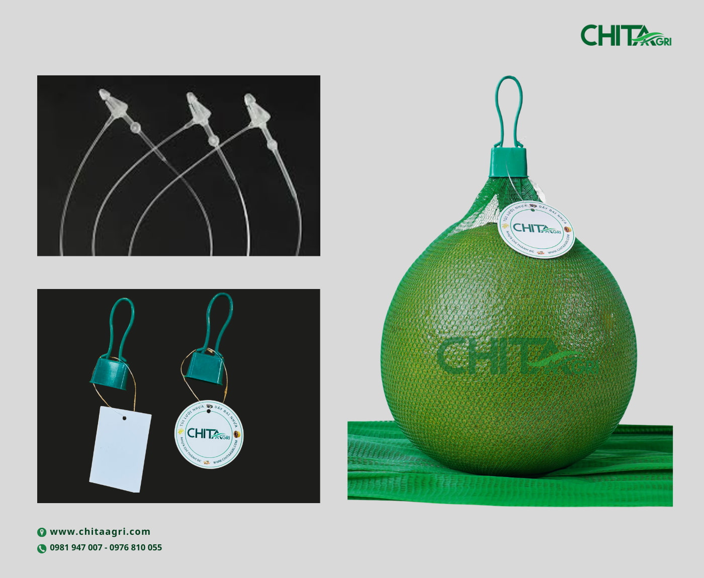 Dây treo tag/ nhãn mác bằng nhựa – Đồng bộ cùng Túi lưới nhựa và Tem/Tag túi lưới giúp hàng hóa “vào siêu thị” dễ dàng hơn