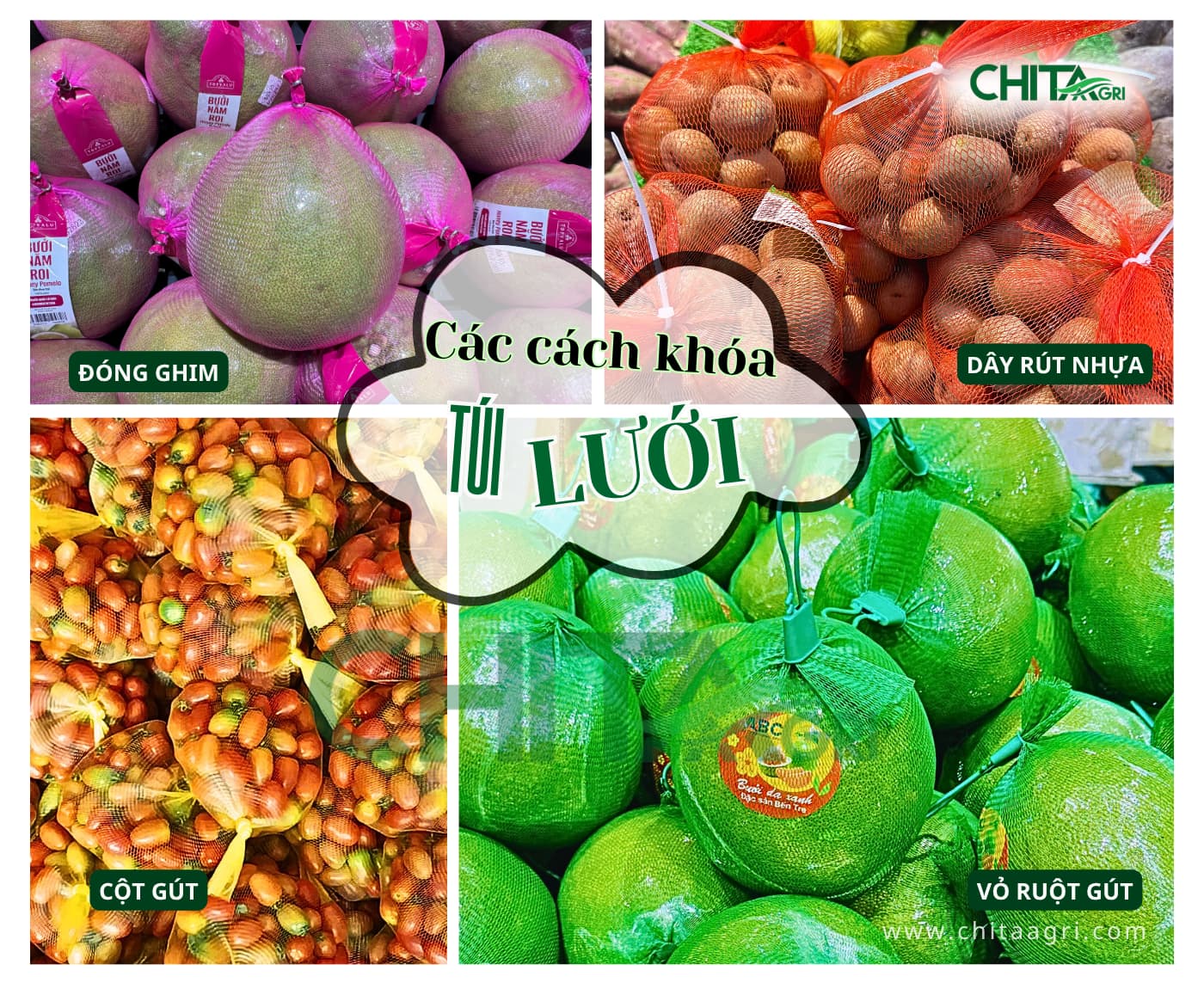 Khóa túi lưới – Chi tiết nhỏ nhưng ảnh hưởng lớn đến hiệu quả đóng gói