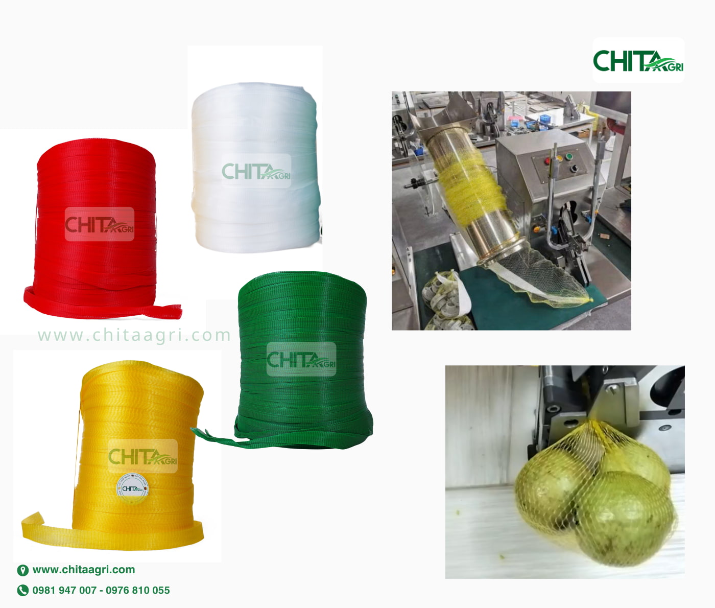Lưới quấn cuộn L200 Chita Agri– Linh hoạt từng centimet, hiệu quả từng gói hàng 