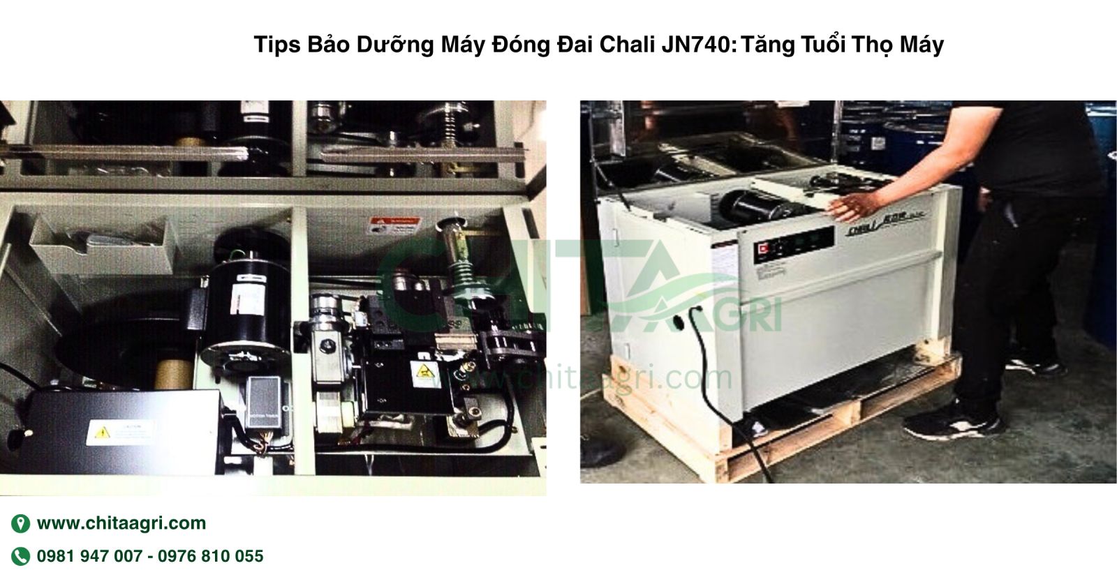 Tips Bảo Dưỡng Máy Đóng Đai Chali JN740: Tăng Tuổi Thọ Máy - Chita Agri