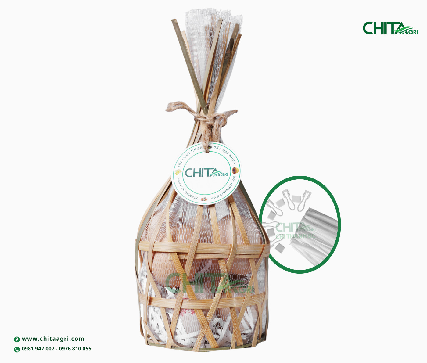 Túi lưới đựng trứng Chita Agri từ Nhựa Chí Thành BC