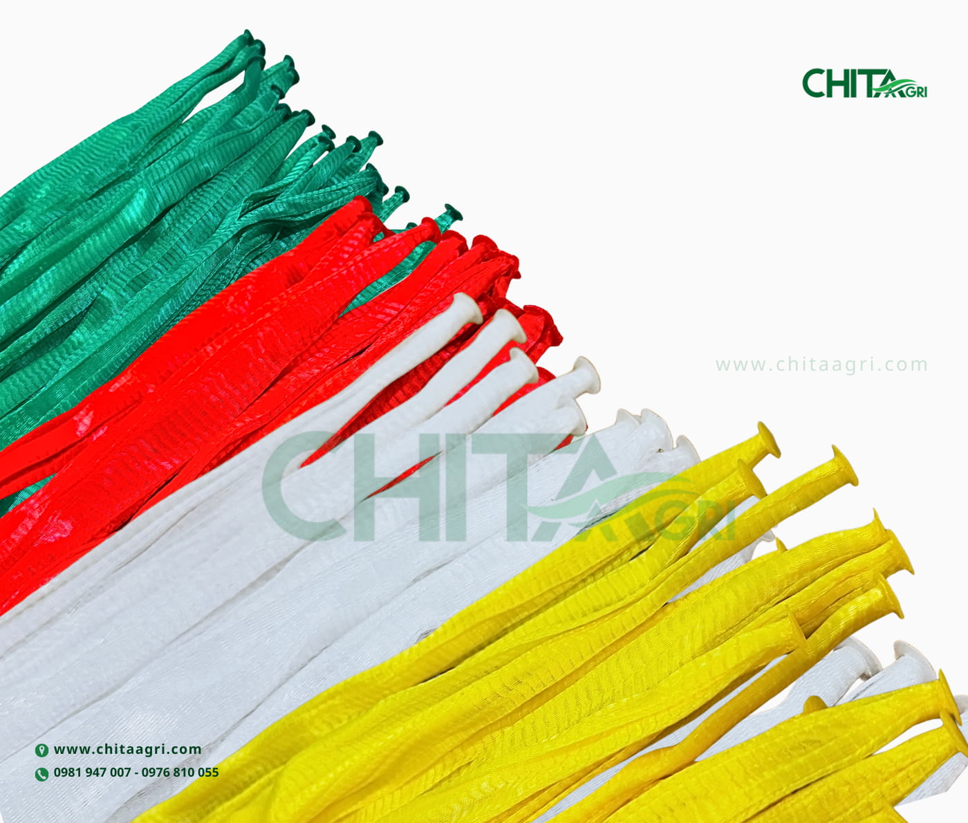 Túi lưới nhựa L200 Chita Agri đa dạng màu sắc và kích thước, thích hợp đóng gói nông sản & thực phẩm