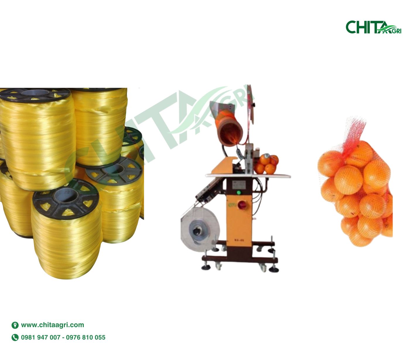 Túi lưới quấn cuộn dùng cho máy đóng gói tự động, thuận tiện với các doanh nghiệp xuất khẩu số lượng lớn.