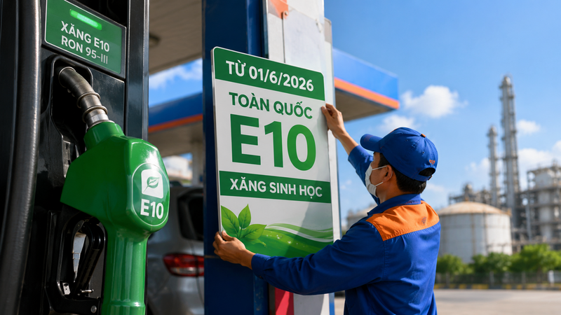 Xăng sinh học E10 mở ra cơ hội mới cho nông sản Việt, thúc đẩy kinh tế xanh, nâng cao giá trị chuỗi cung ứng và tăng sức cạnh tranh xuất khẩu.