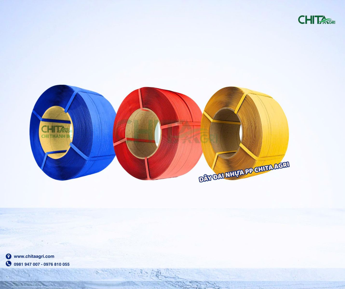 Dây đai nhựa PP Chita Agri của Nhựa Chí Thành BC- thương hiệu dây đai chất lượng tại Việt Nam